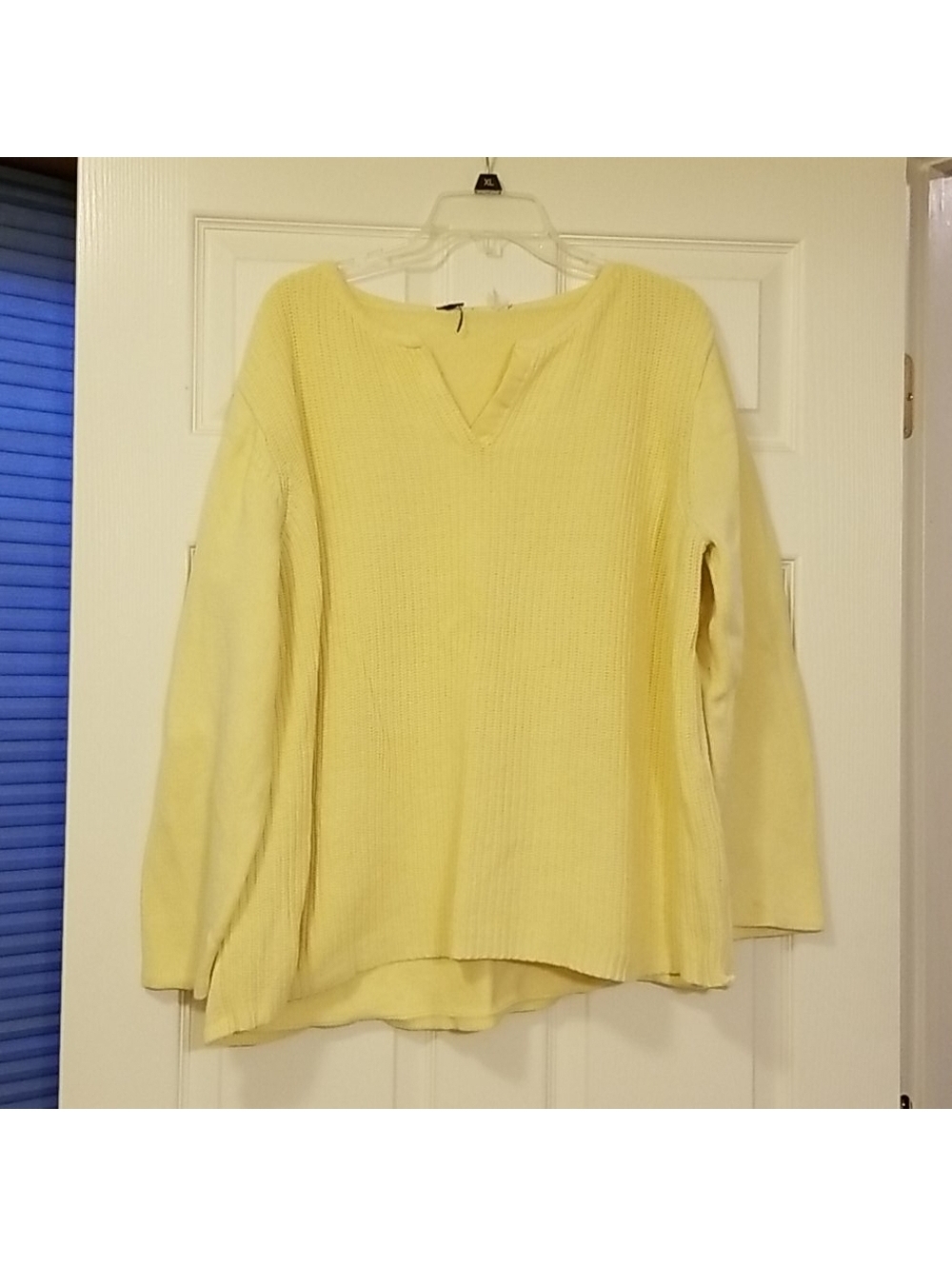 Soft heavy yellow sweater